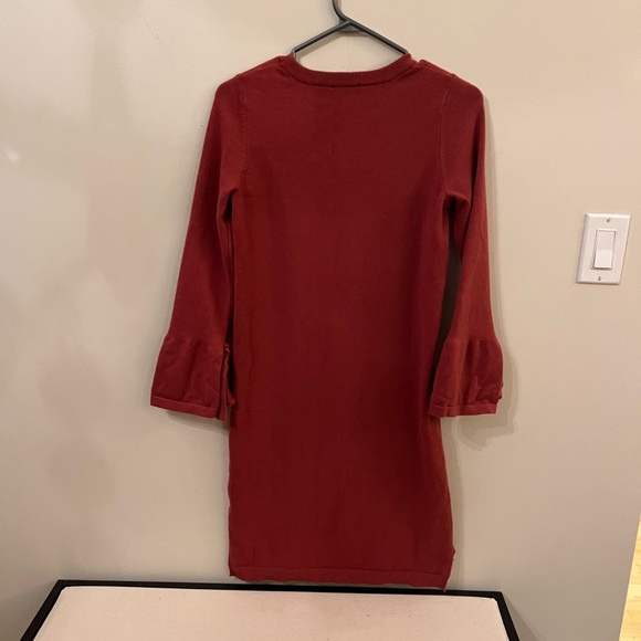 Le Chateau Bell Sleeve Sweater Dress - Picture 4 of 5